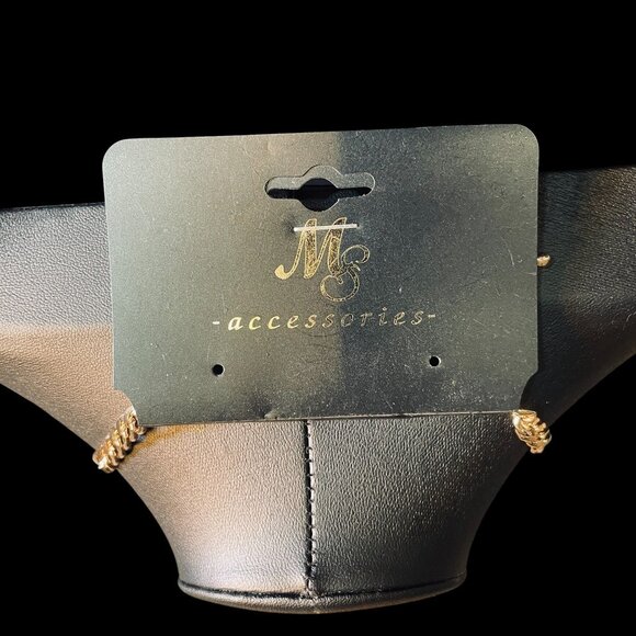 Gold Tone Heart Necklace Crystal Statement Chain Bling Iced Out Y2K Jewelry - Picture 2 of 8